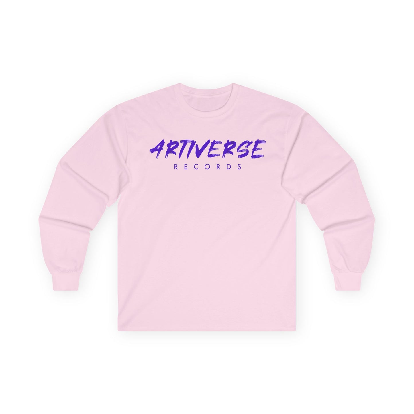Artiverse Records Unisex Long Sleeve T-Shirt (Purple Logo)