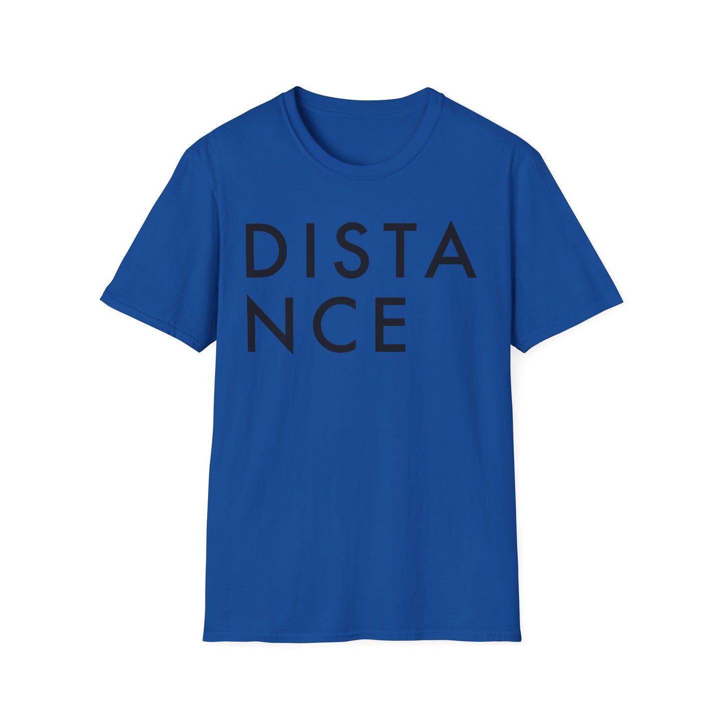 SOMNITECT Distance - Black Logo Unisex Softstyle T-Shirt
