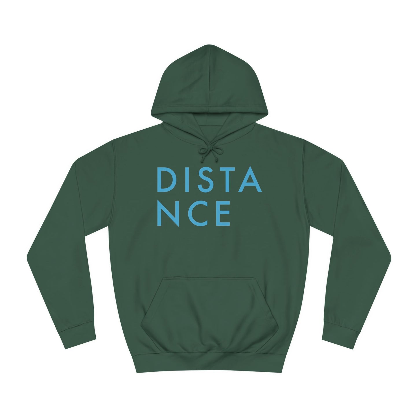 SOMNITECT Distance - Blue Logo Unisex College Hoodie
