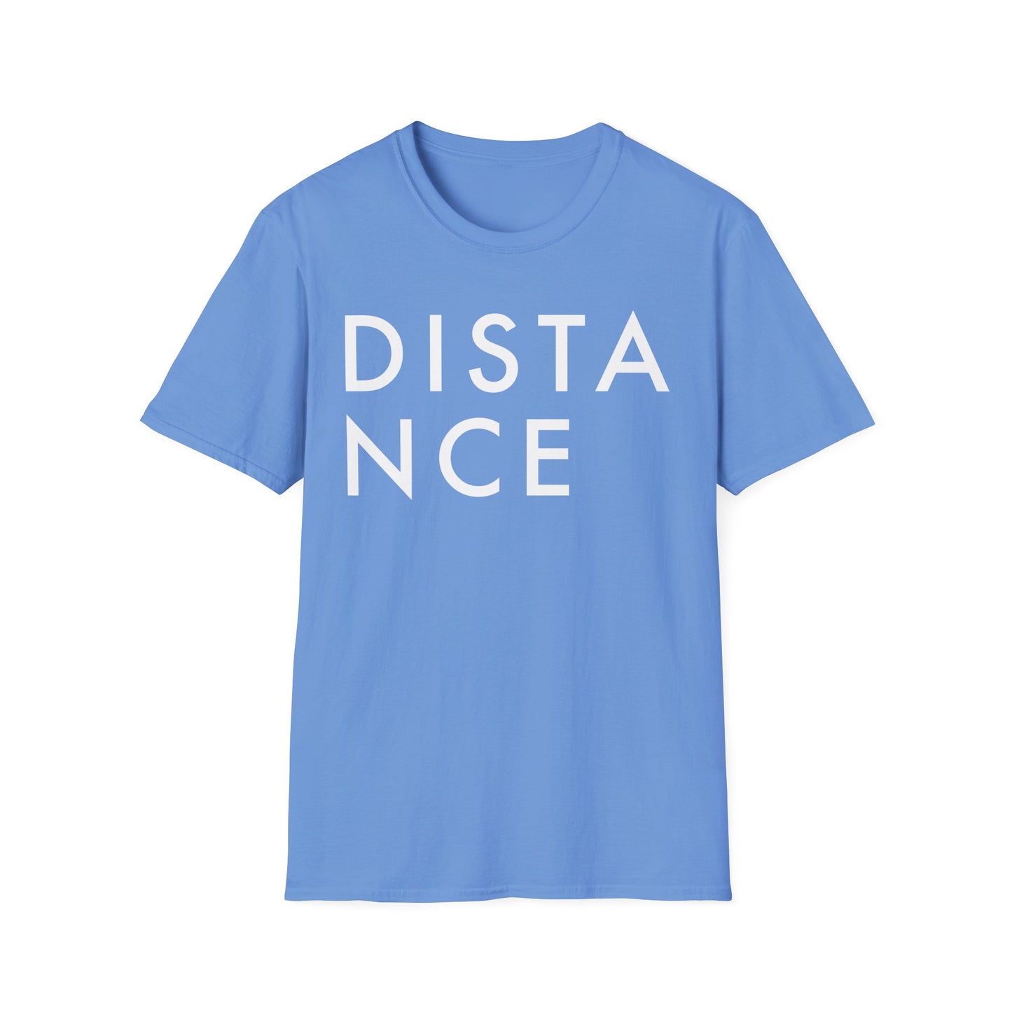 SOMNITECT Distance - White Logo Unisex Softstyle T-Shirt