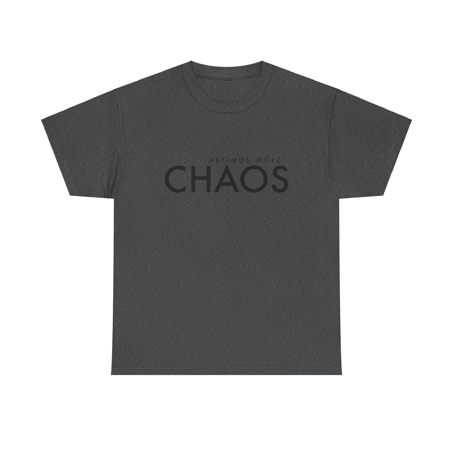 Chaos Black Logo Crew Neck T-Shirt