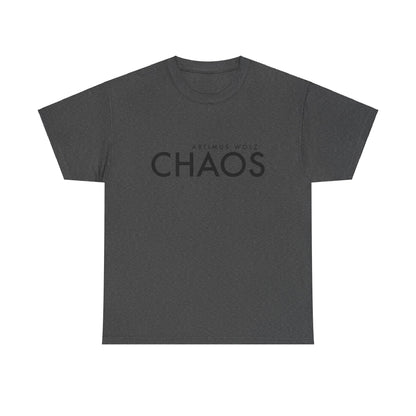 Chaos Black Logo Crew Neck T-Shirt