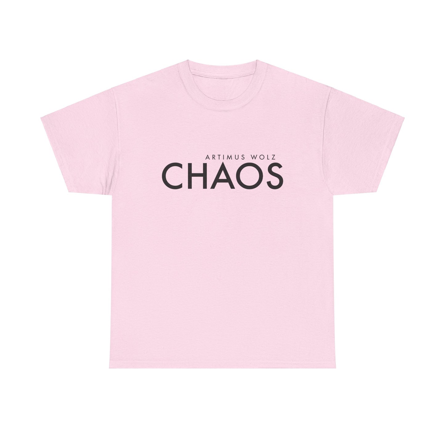 Chaos Black Logo Crew Neck T-Shirt