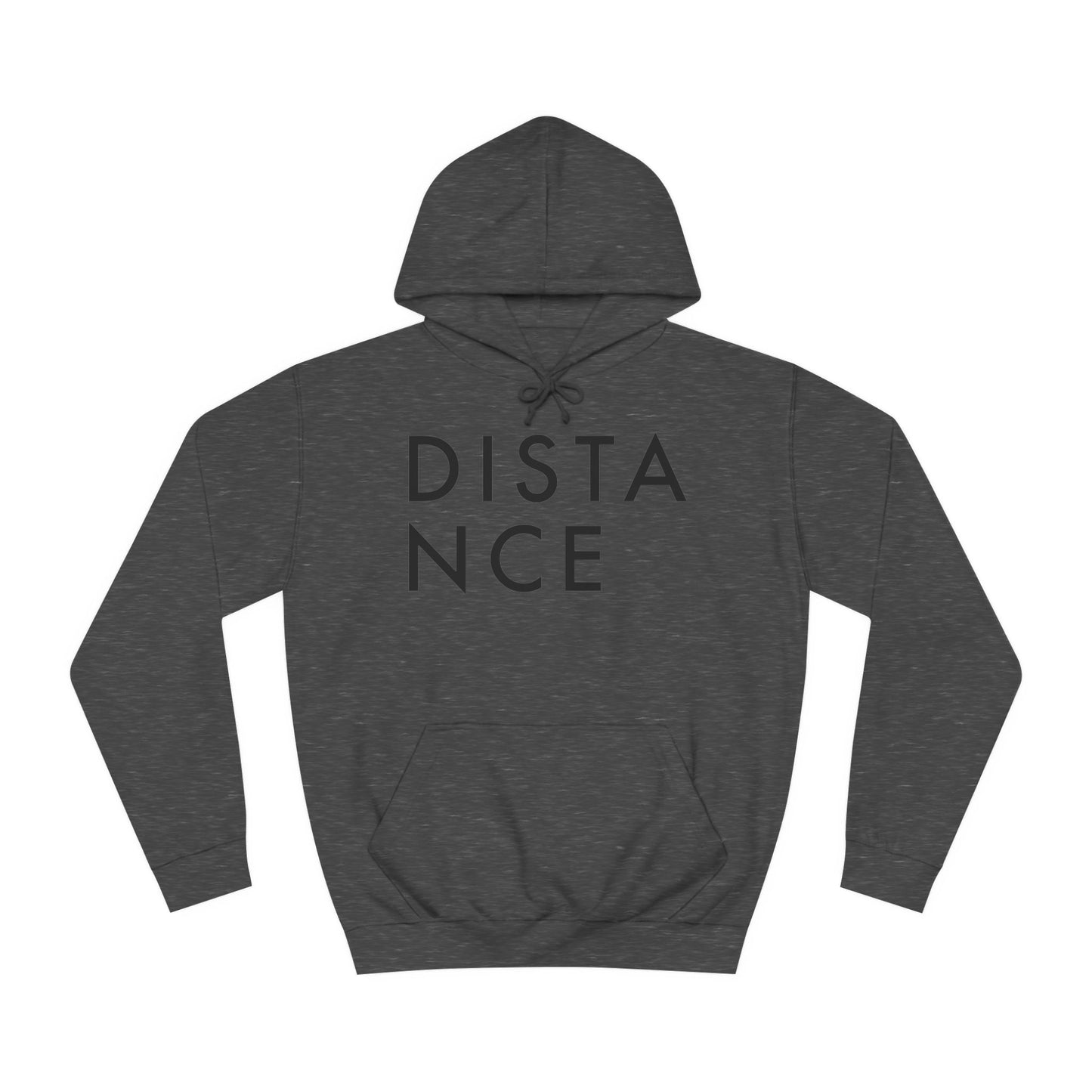 SOMNITECT Distance - Black Logo Unisex College Hoodie