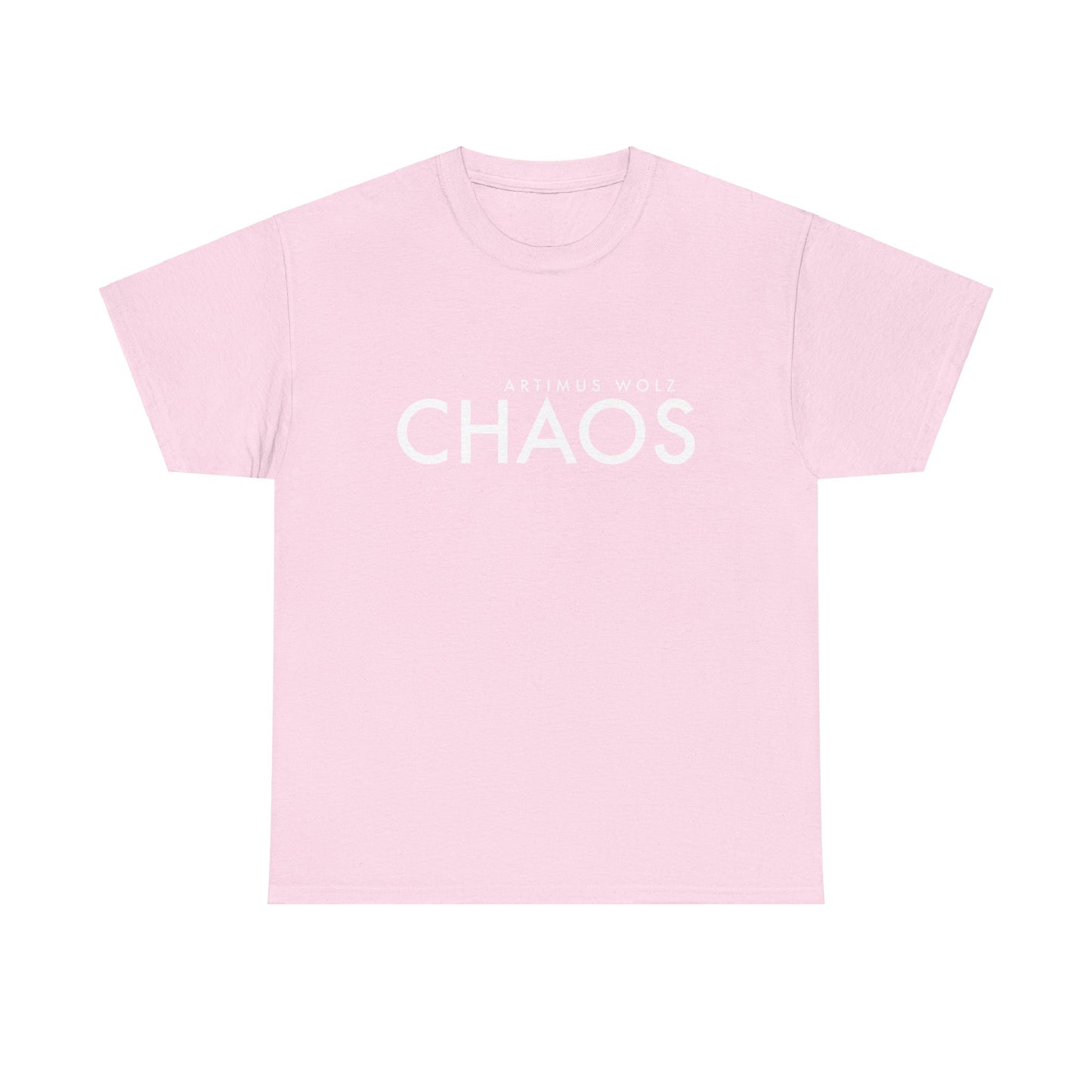 Chaos White Logo Crew Neck T-Shirt