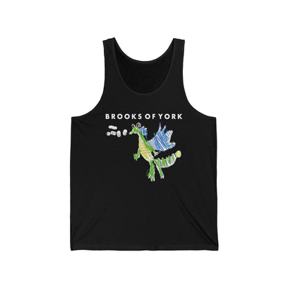BrooksOfYork And Then He Breathes Fire Unisex Jersey Tank