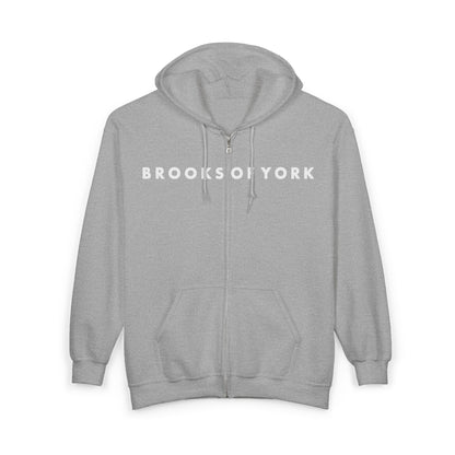 BrooksOfYork Robot Zip Up Double-Sided Hoodie
