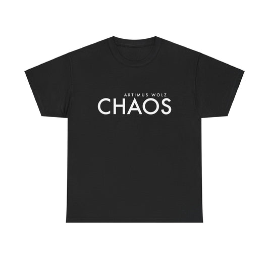 Chaos White Logo Crew Neck T-Shirt