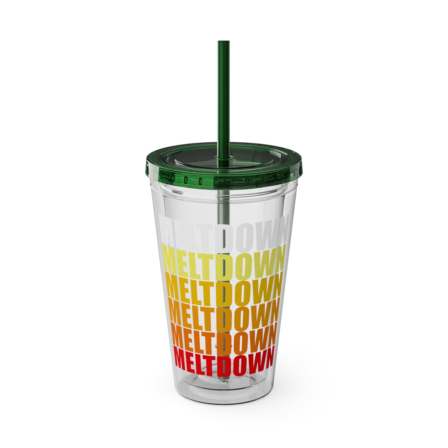 Meltdown Sunsplash Tumbler with Straw, 16oz  LIMITED EDITION JULY '26