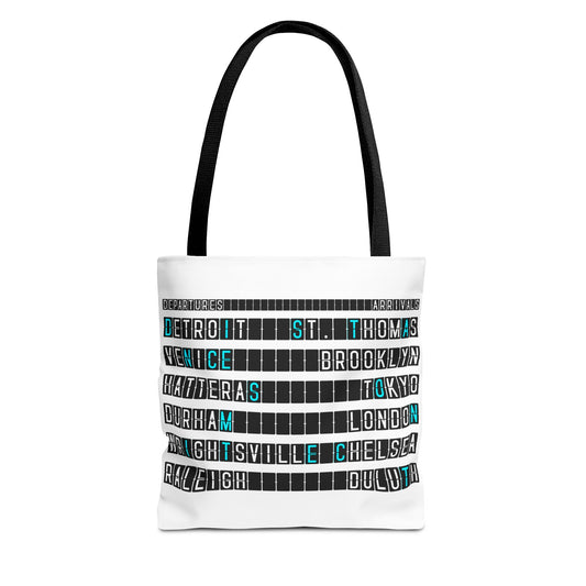 SOMNITECT Distance - Departures and Arrivals Tote Bag