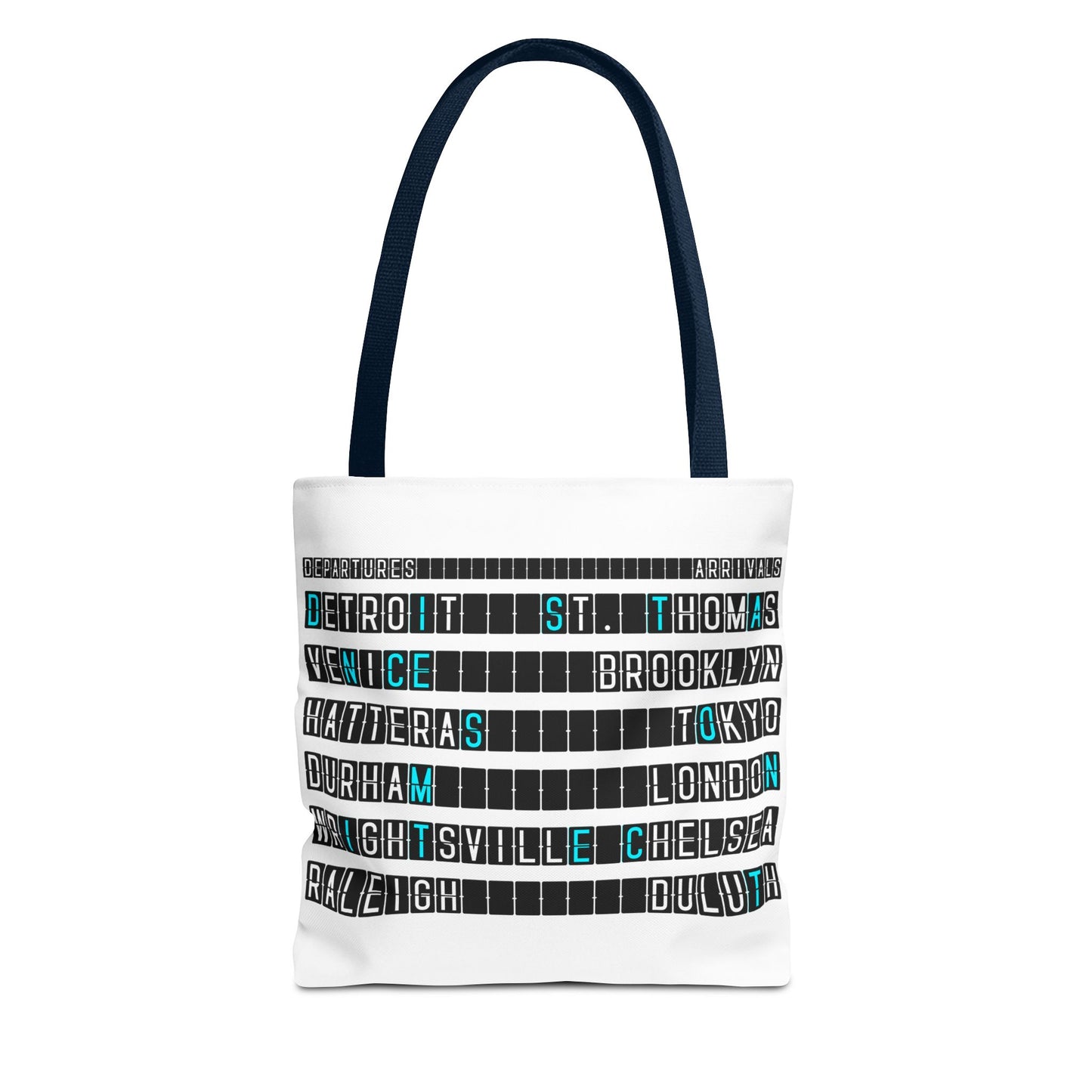 SOMNITECT Distance - Departures and Arrivals Tote Bag