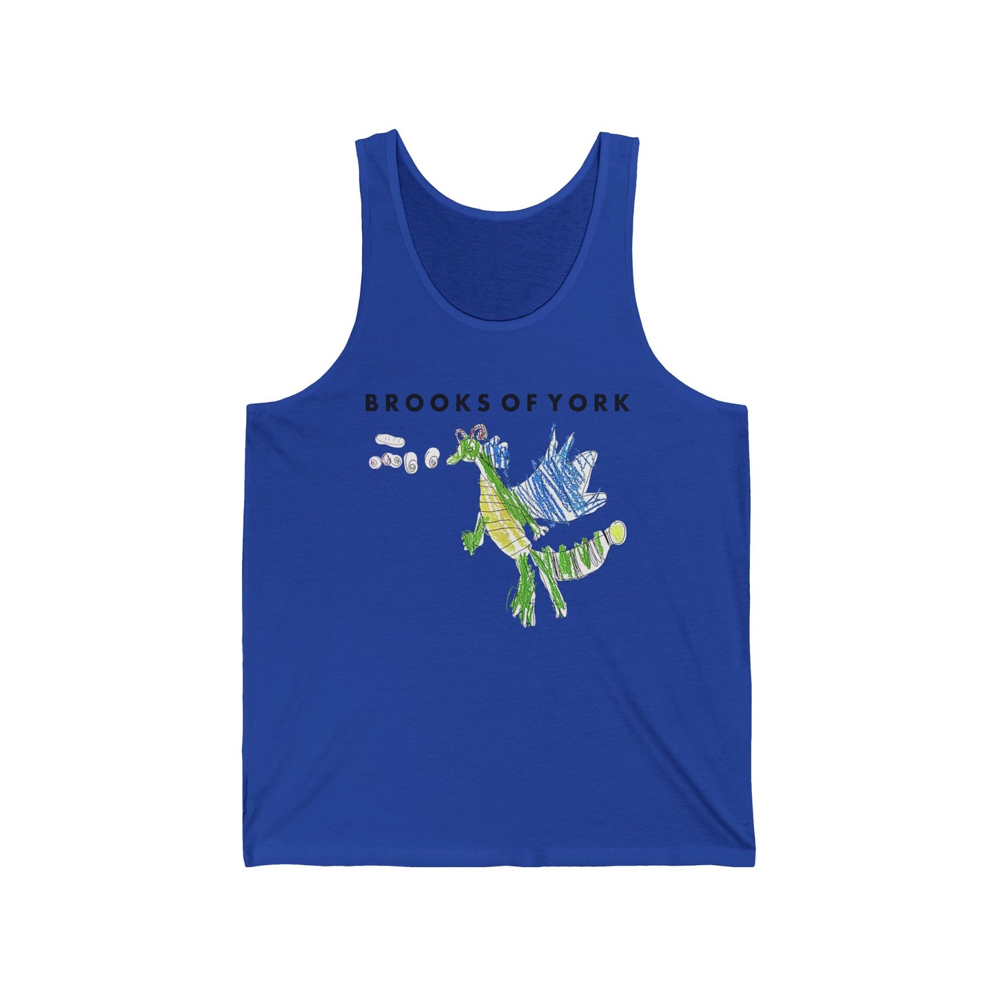 BrooksOfYork And Then He Breathes Fire Unisex Jersey Tank