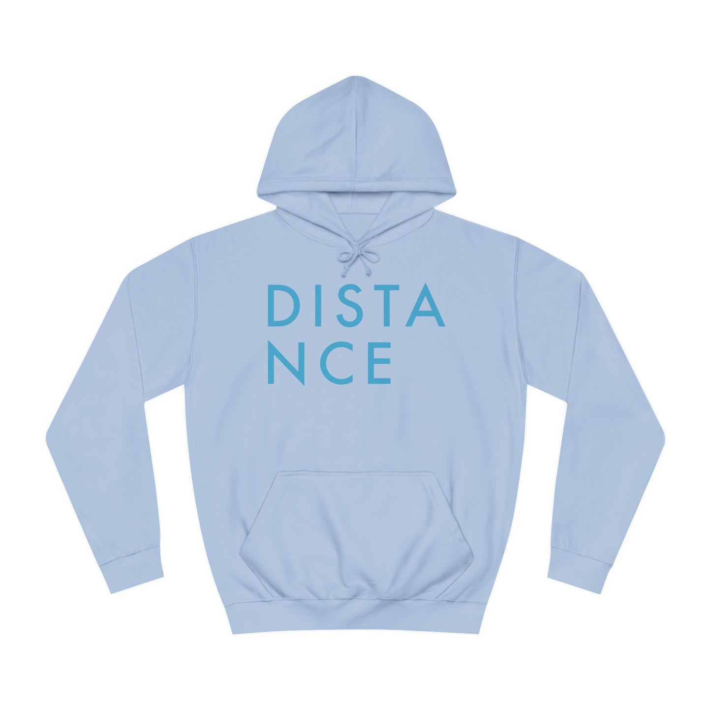 SOMNITECT Distance - Blue Logo Unisex College Hoodie