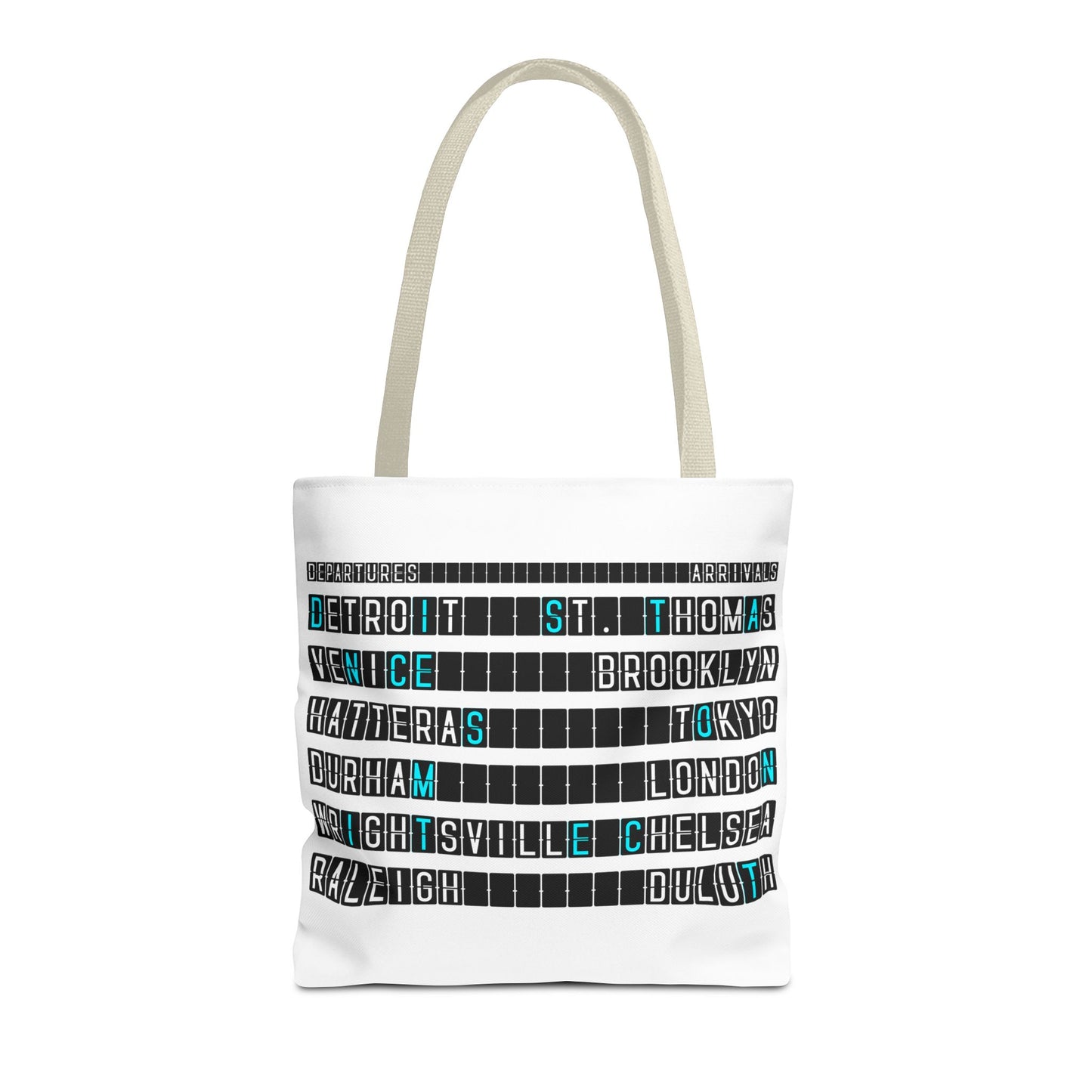 SOMNITECT Distance - Departures and Arrivals Tote Bag