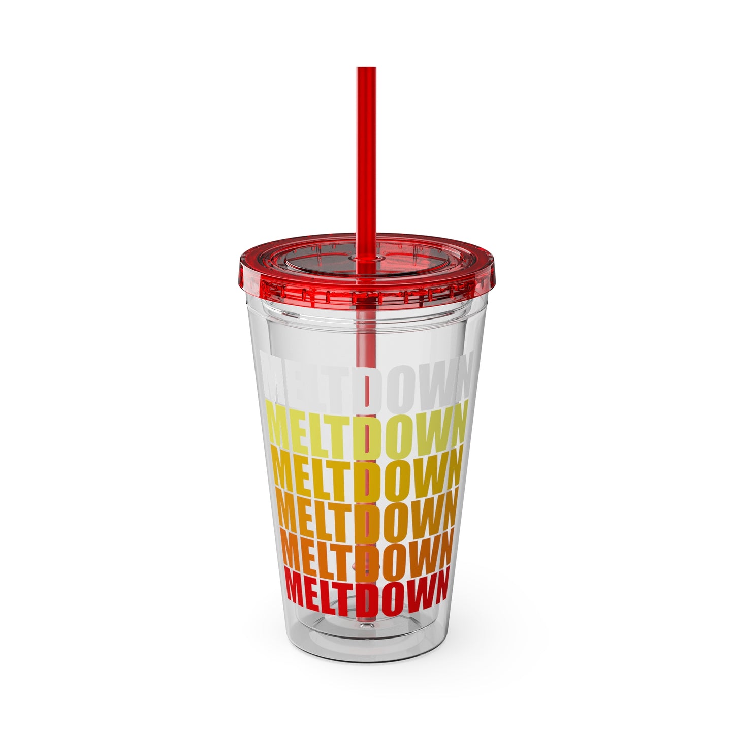 Meltdown Sunsplash Tumbler with Straw, 16oz  LIMITED EDITION JULY '26