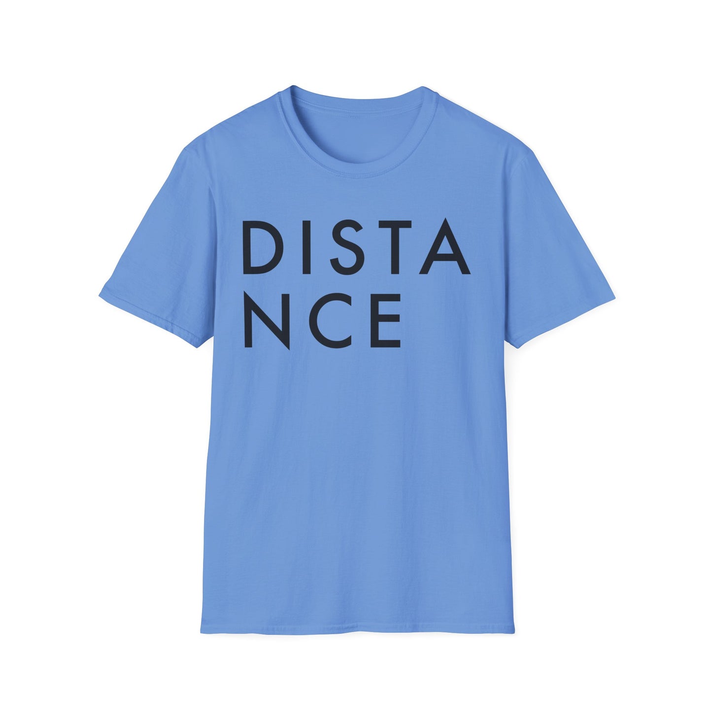 SOMNITECT Distance - Black Logo Unisex Softstyle T-Shirt