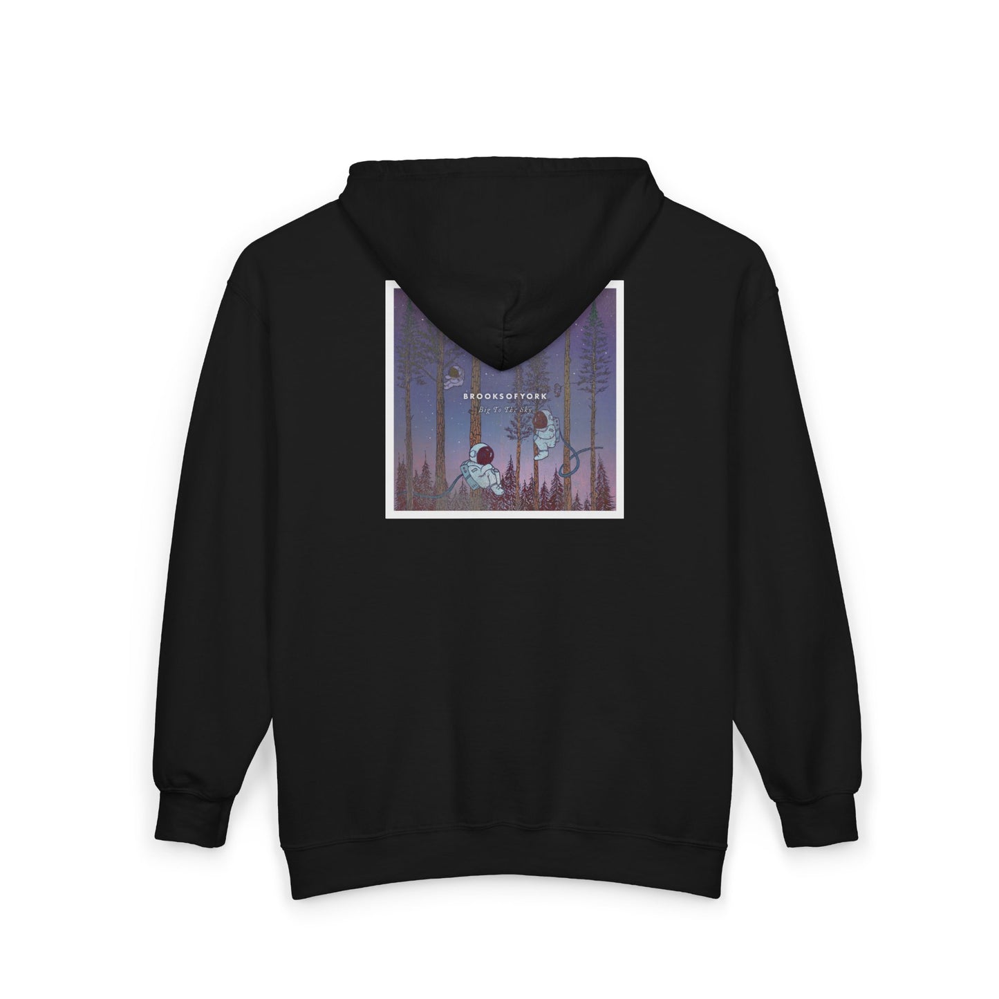 BrooksOfYork Zip Up Big to the Sky Double-Sided Hoodie