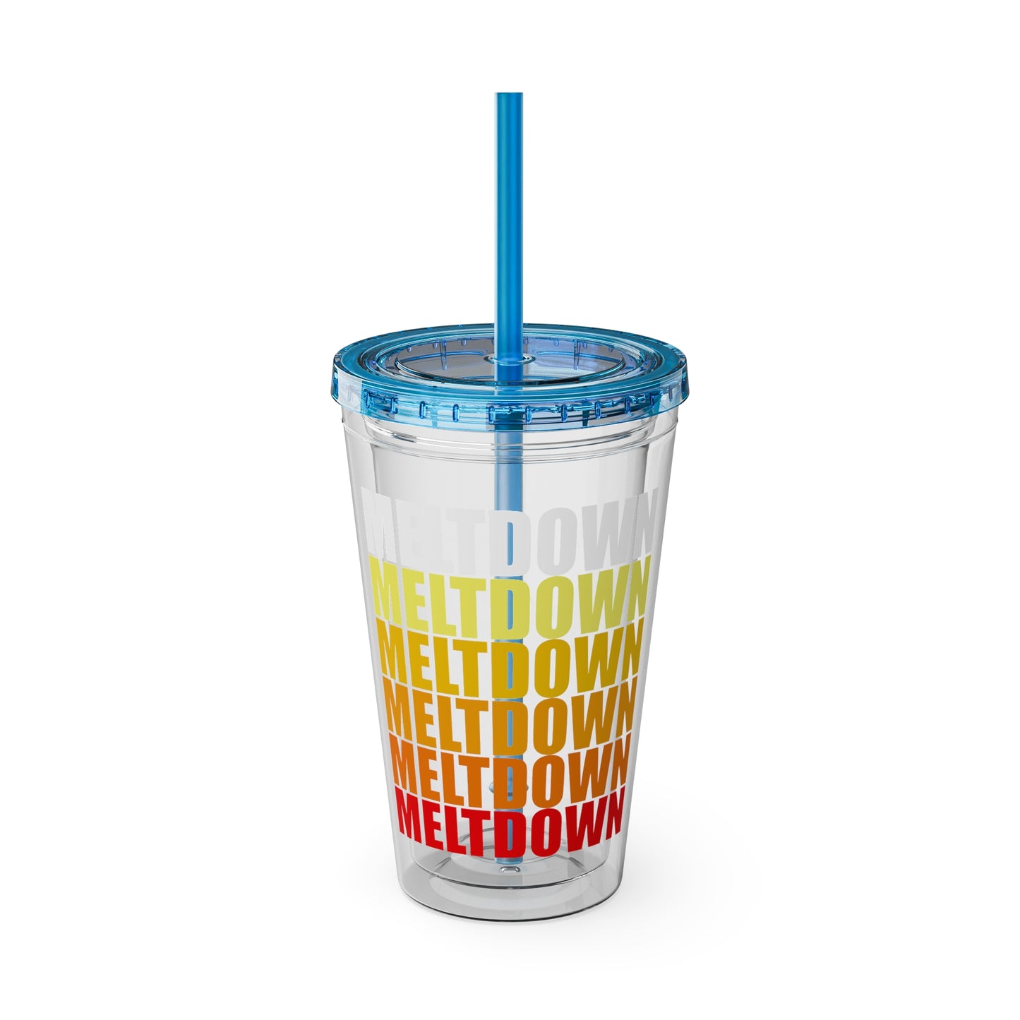 Meltdown Sunsplash Tumbler with Straw, 16oz  LIMITED EDITION JULY '26