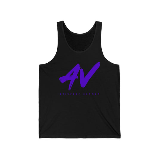 Artiverse Records AV Logo Unisex Tank Top (Purple Logo)