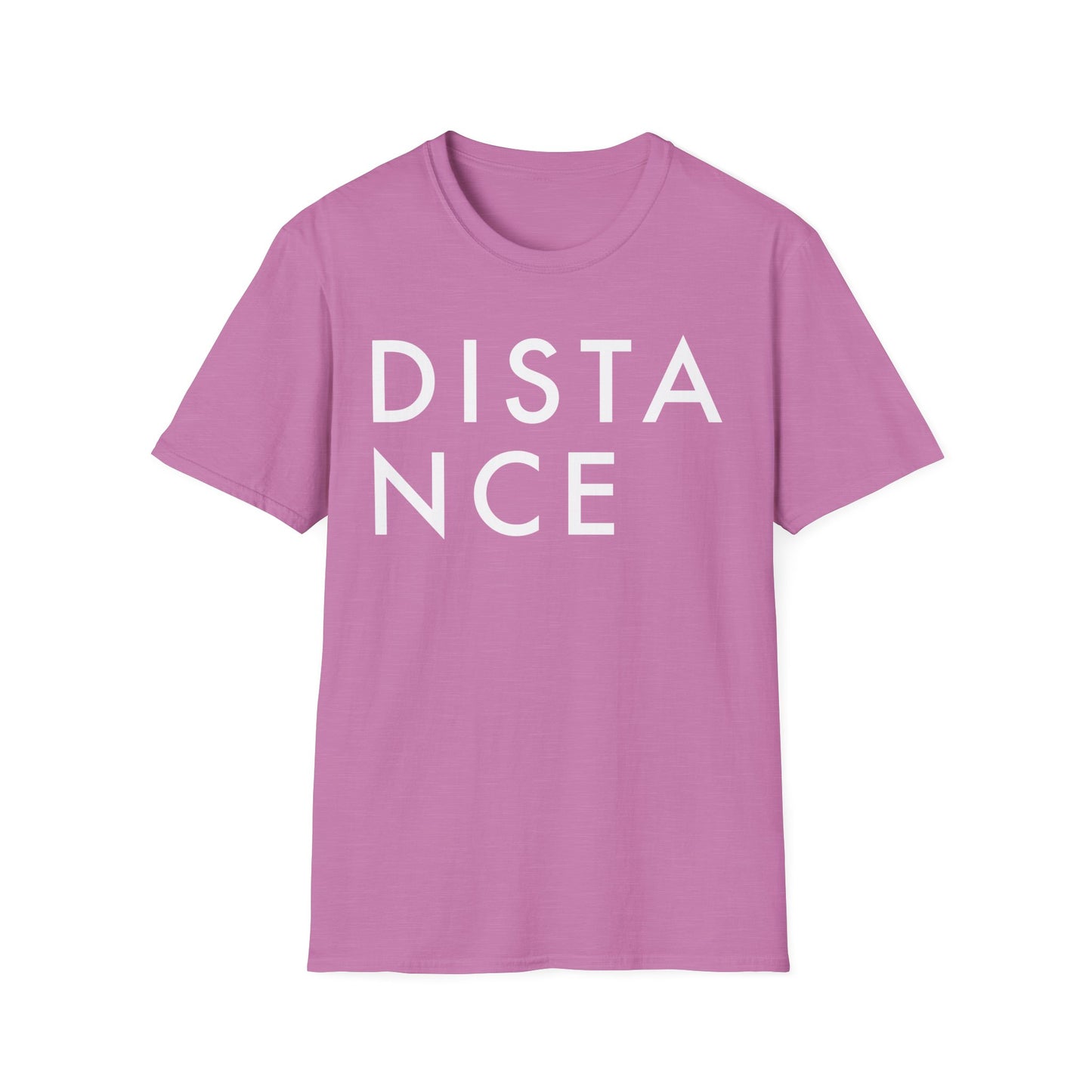 SOMNITECT Distance - White Logo Unisex Softstyle T-Shirt