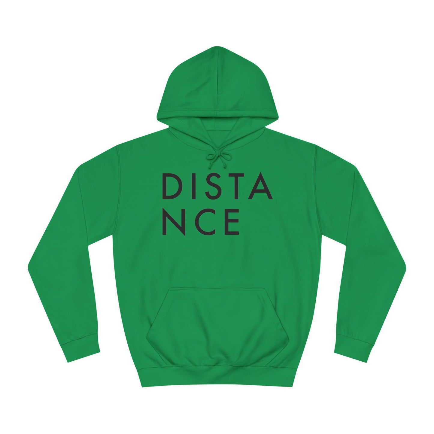SOMNITECT Distance - Black Logo Unisex College Hoodie
