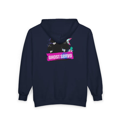 Ghost Servo Vanity Zip Up Double-Sided Hoodie