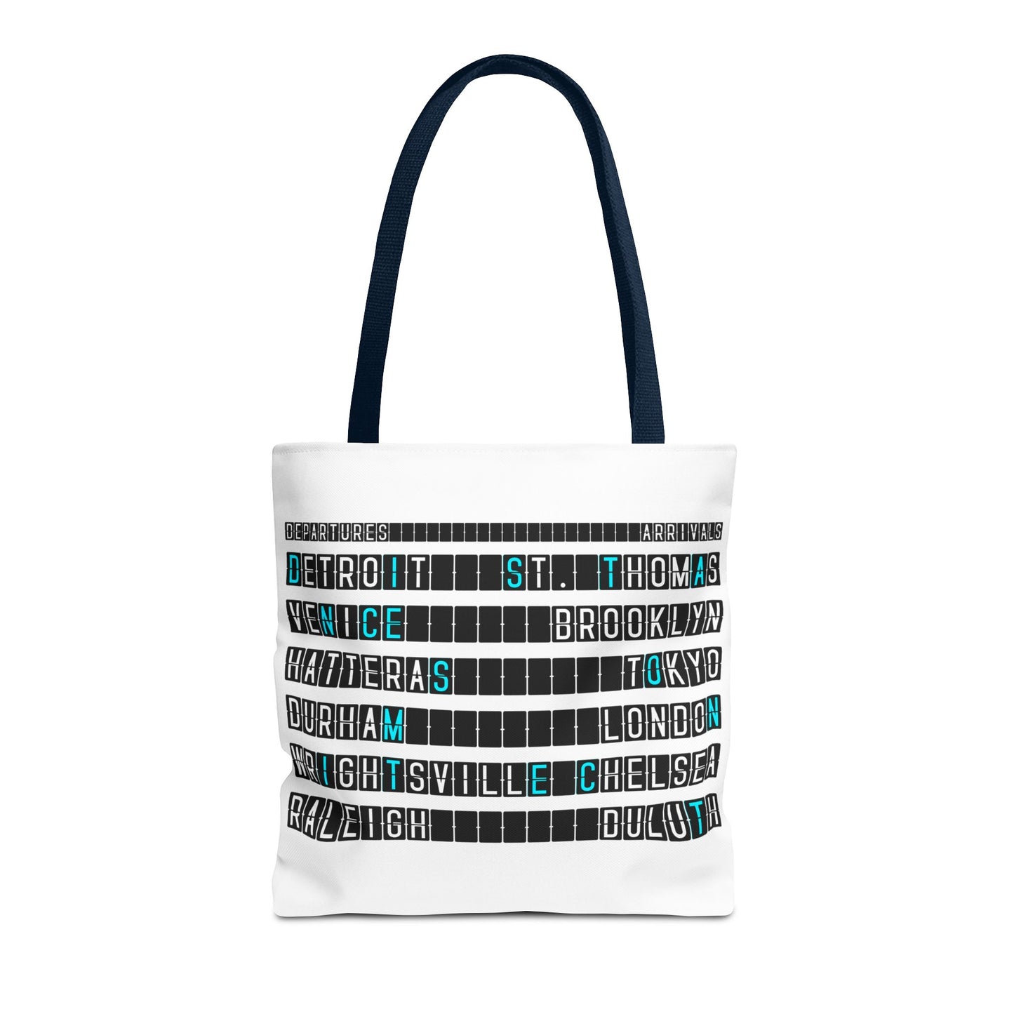 SOMNITECT Distance - Departures and Arrivals Tote Bag