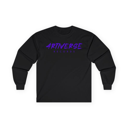 Artiverse Records Unisex Long Sleeve T-Shirt (Purple Logo)