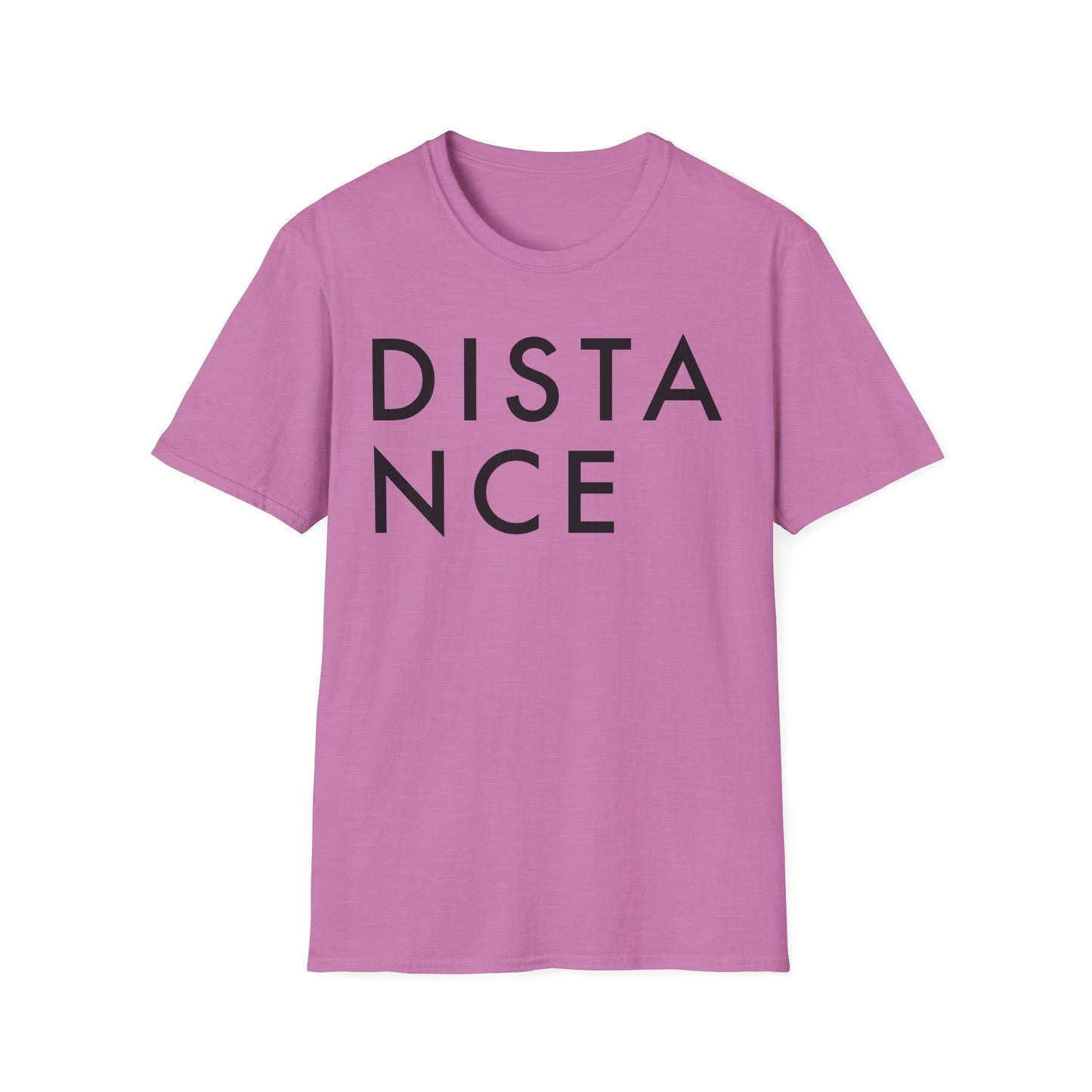 SOMNITECT Distance - Black Logo Unisex Softstyle T-Shirt