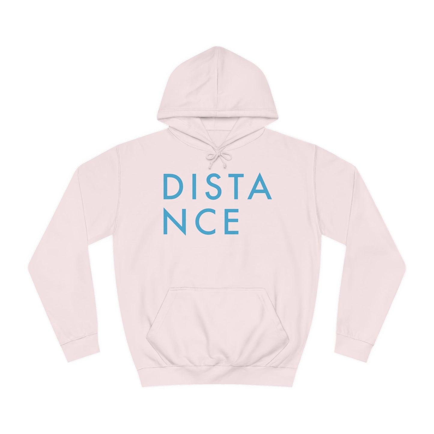 SOMNITECT Distance - Blue Logo Unisex College Hoodie