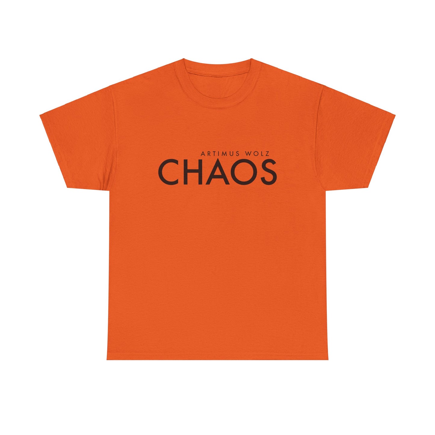Chaos Black Logo Crew Neck T-Shirt