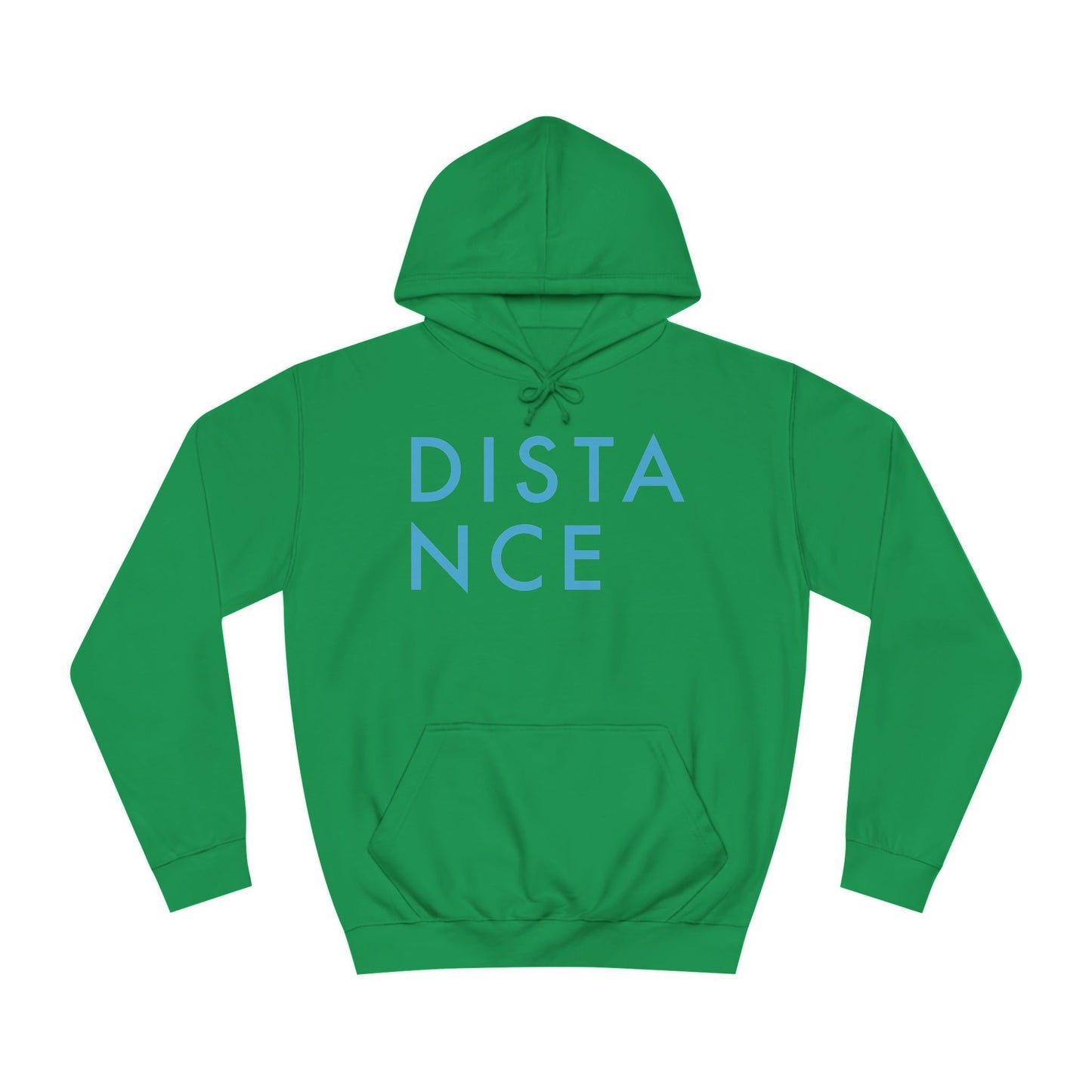SOMNITECT Distance - Blue Logo Unisex College Hoodie
