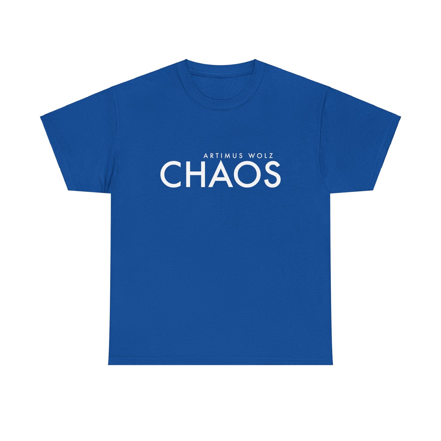 Chaos White Logo Crew Neck T-Shirt