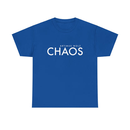 Chaos White Logo Crew Neck T-Shirt