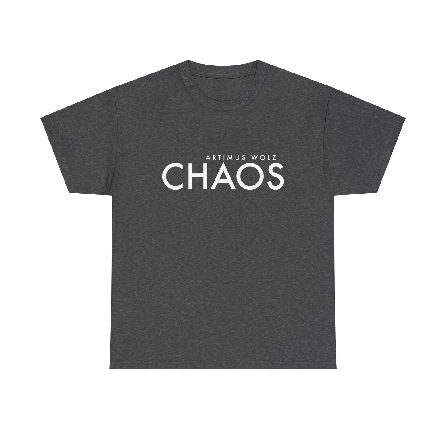 Chaos White Logo Crew Neck T-Shirt