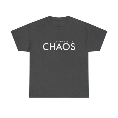 Chaos White Logo Crew Neck T-Shirt