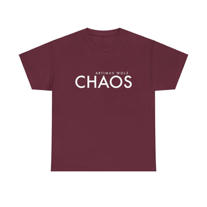 Chaos White Logo Crew Neck T-Shirt