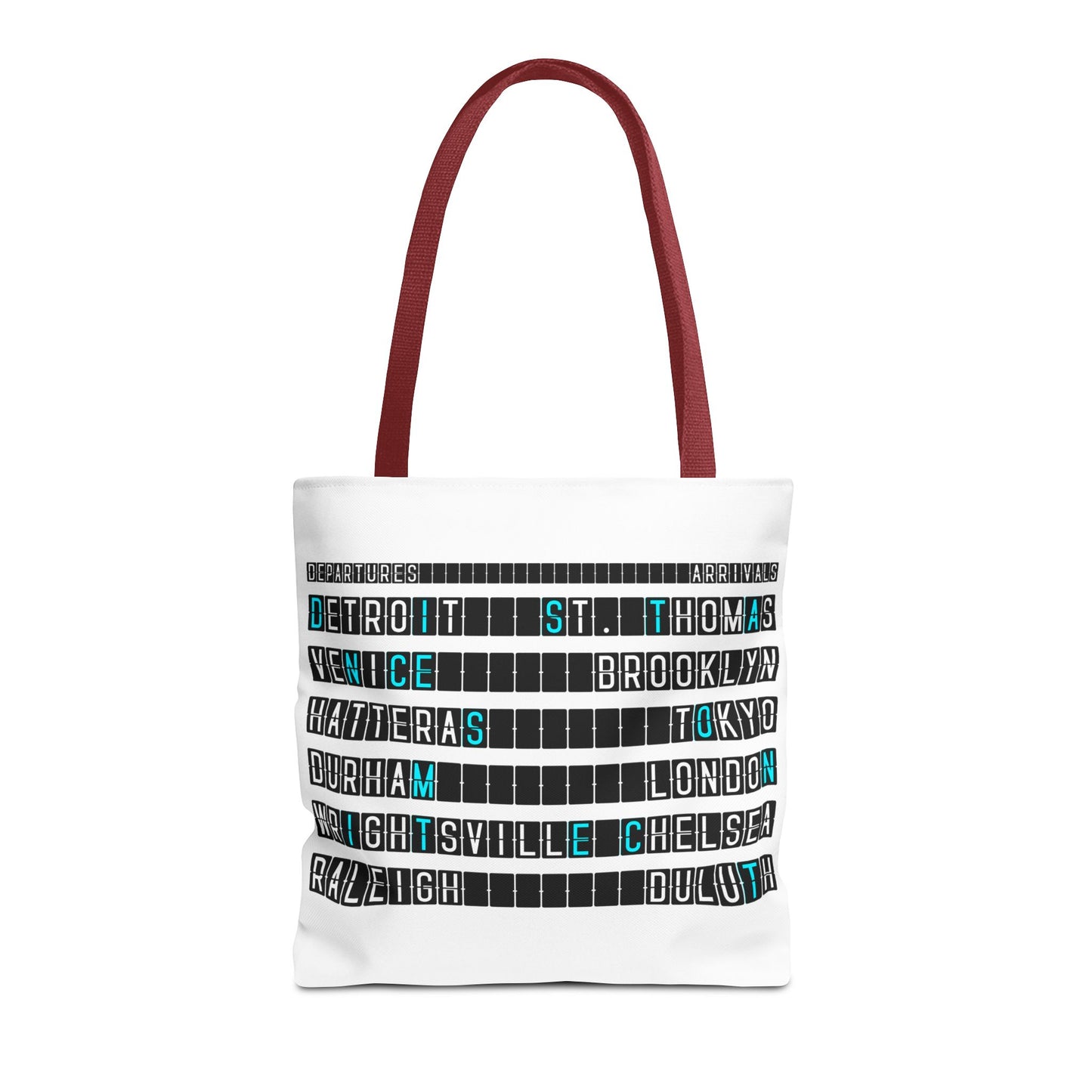 SOMNITECT Distance - Departures and Arrivals Tote Bag