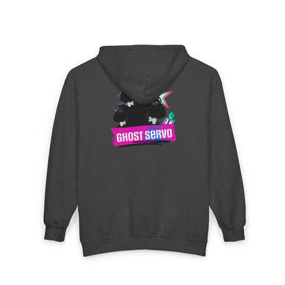 Ghost Servo Vanity Zip Up Double-Sided Hoodie