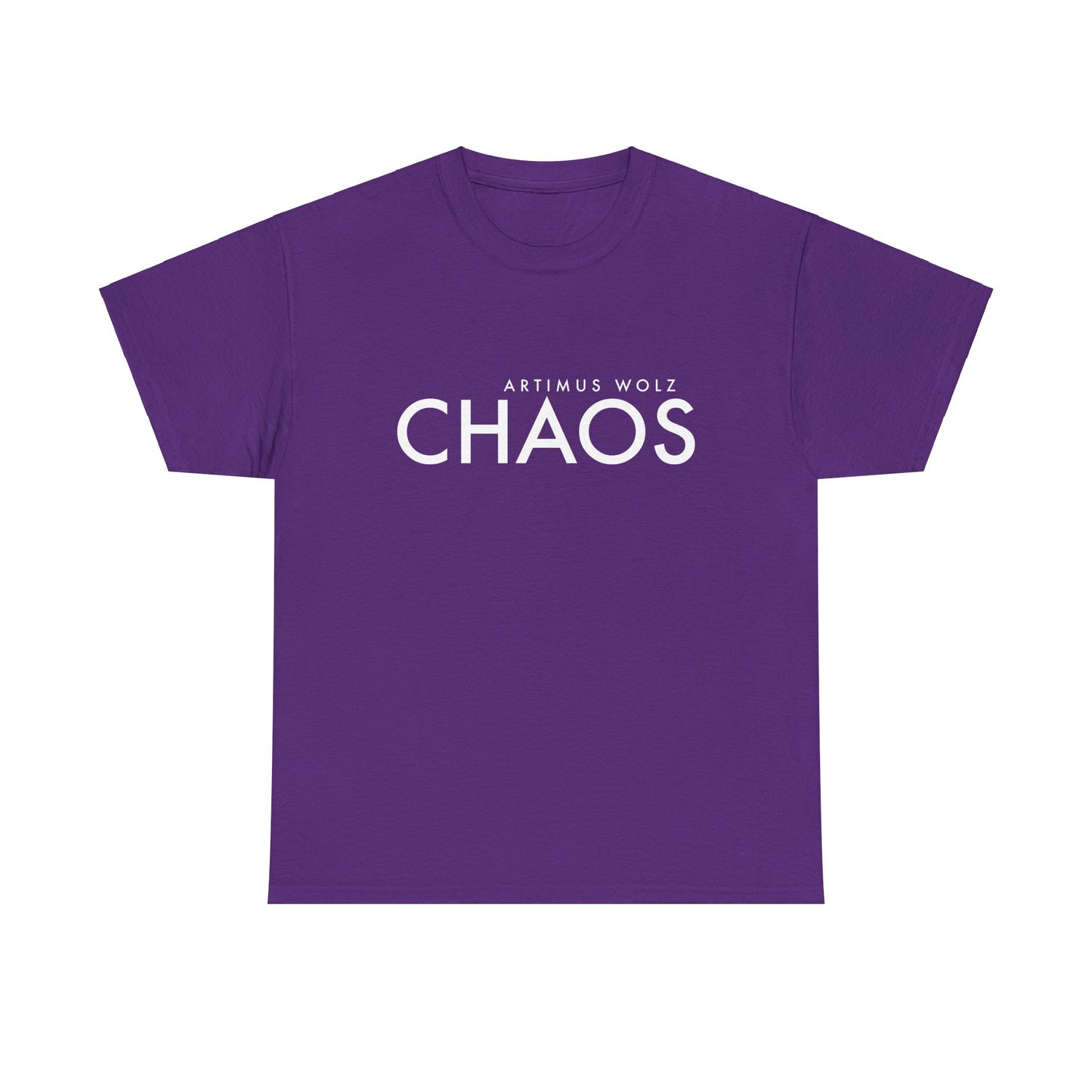 Chaos White Logo Crew Neck T-Shirt
