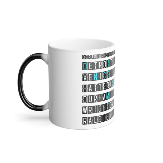 SOMNITECT Distance - Departures and Arrivals 11 oz. Color Morphing Mug
