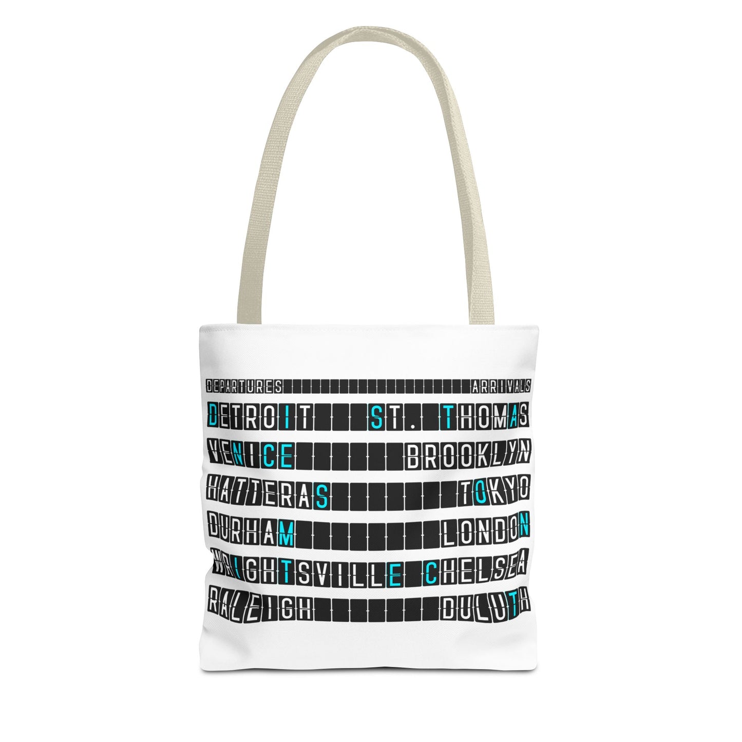 SOMNITECT Distance - Departures and Arrivals Tote Bag