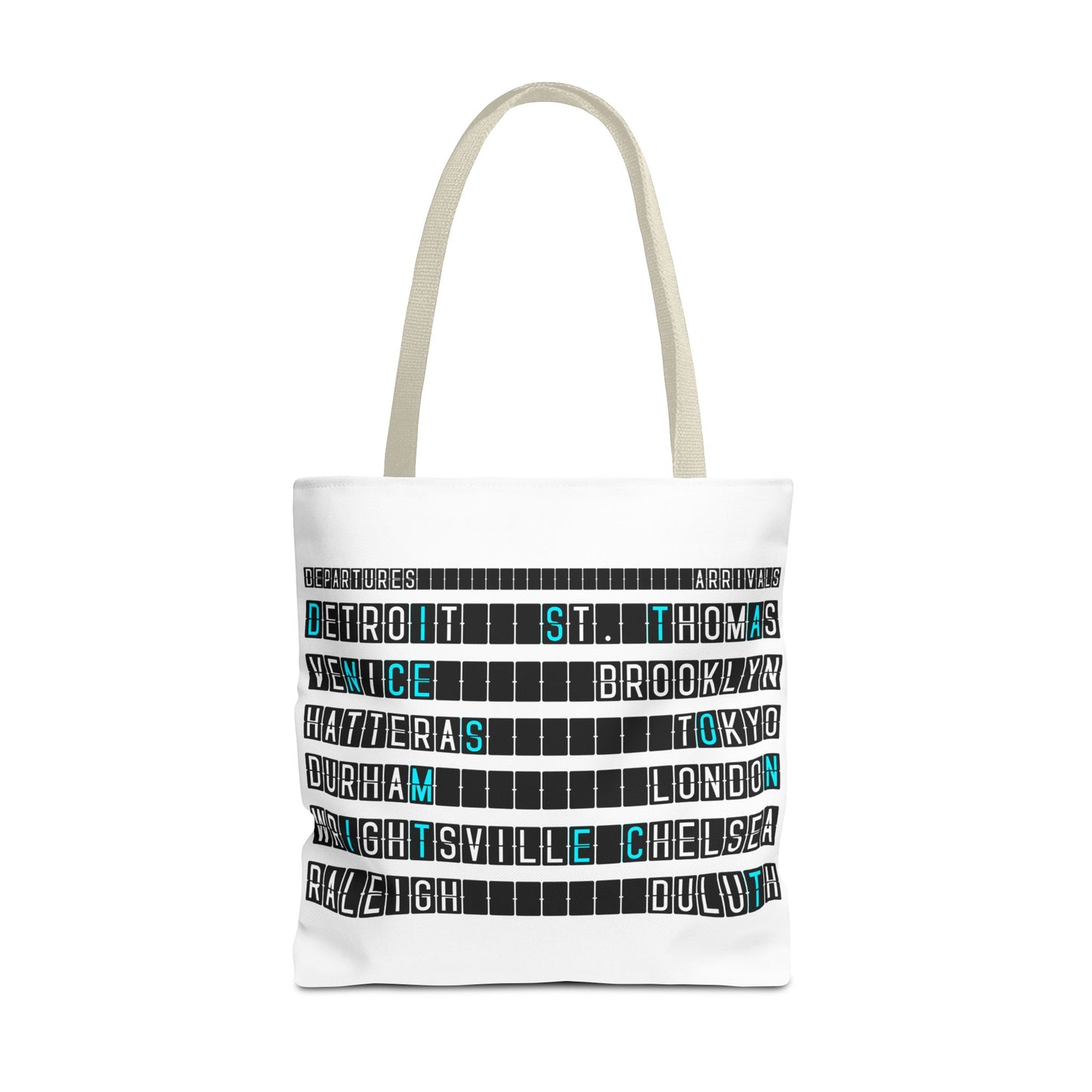 SOMNITECT Distance - Departures and Arrivals Tote Bag