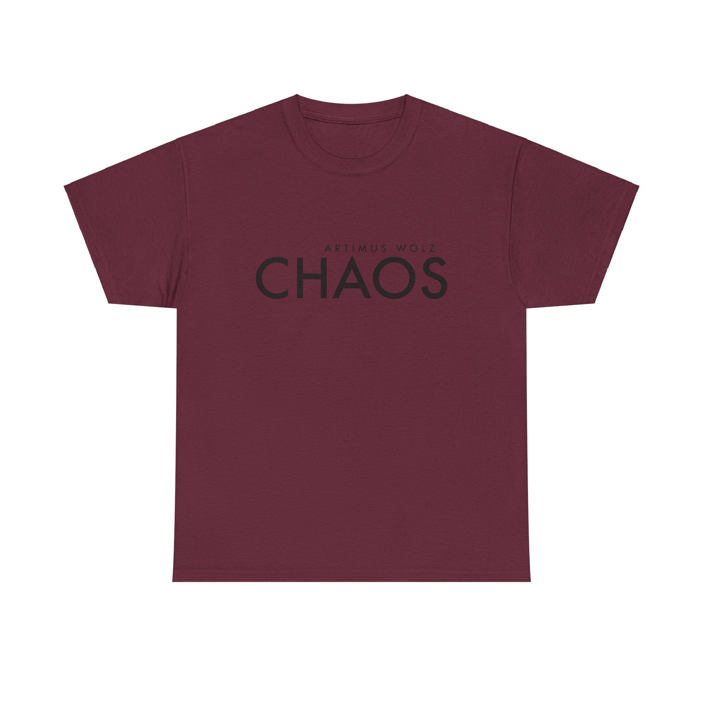 Chaos Black Logo Crew Neck T-Shirt