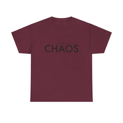 Chaos Black Logo Crew Neck T-Shirt