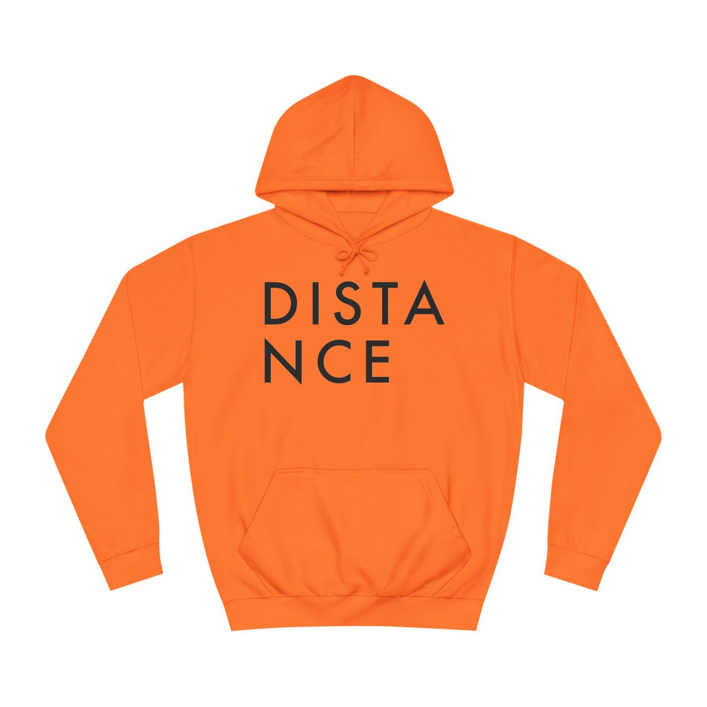 SOMNITECT Distance - Black Logo Unisex College Hoodie