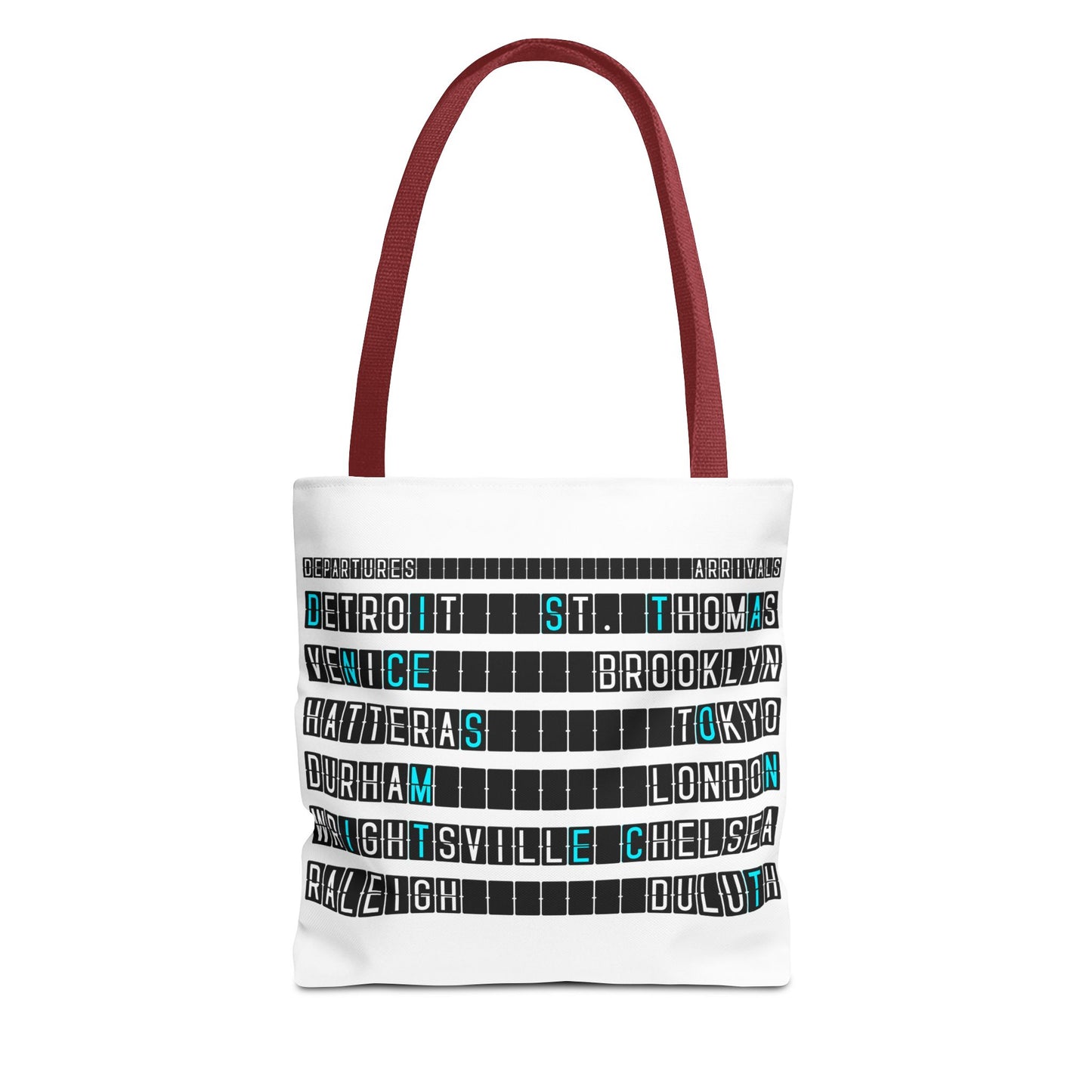 SOMNITECT Distance - Departures and Arrivals Tote Bag