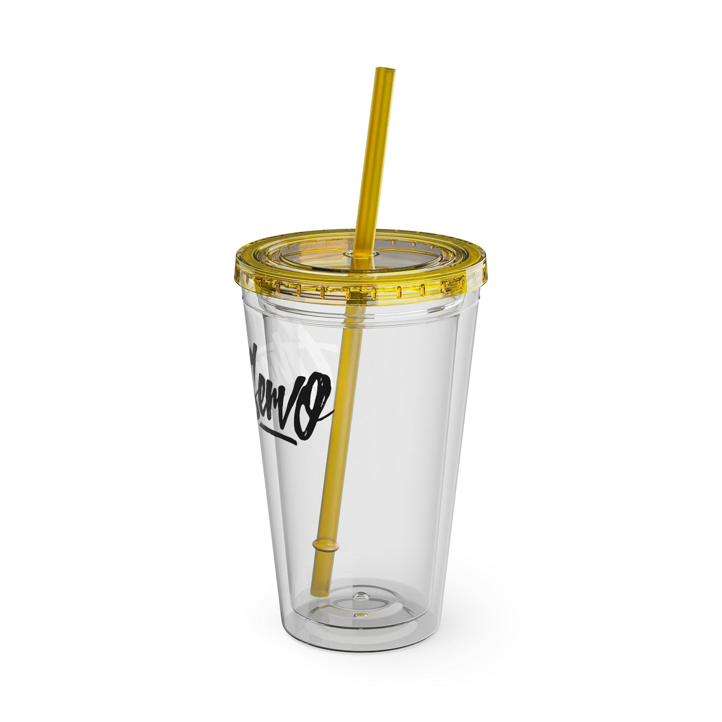 Ghost Servo Tumbler with Straw, 16oz