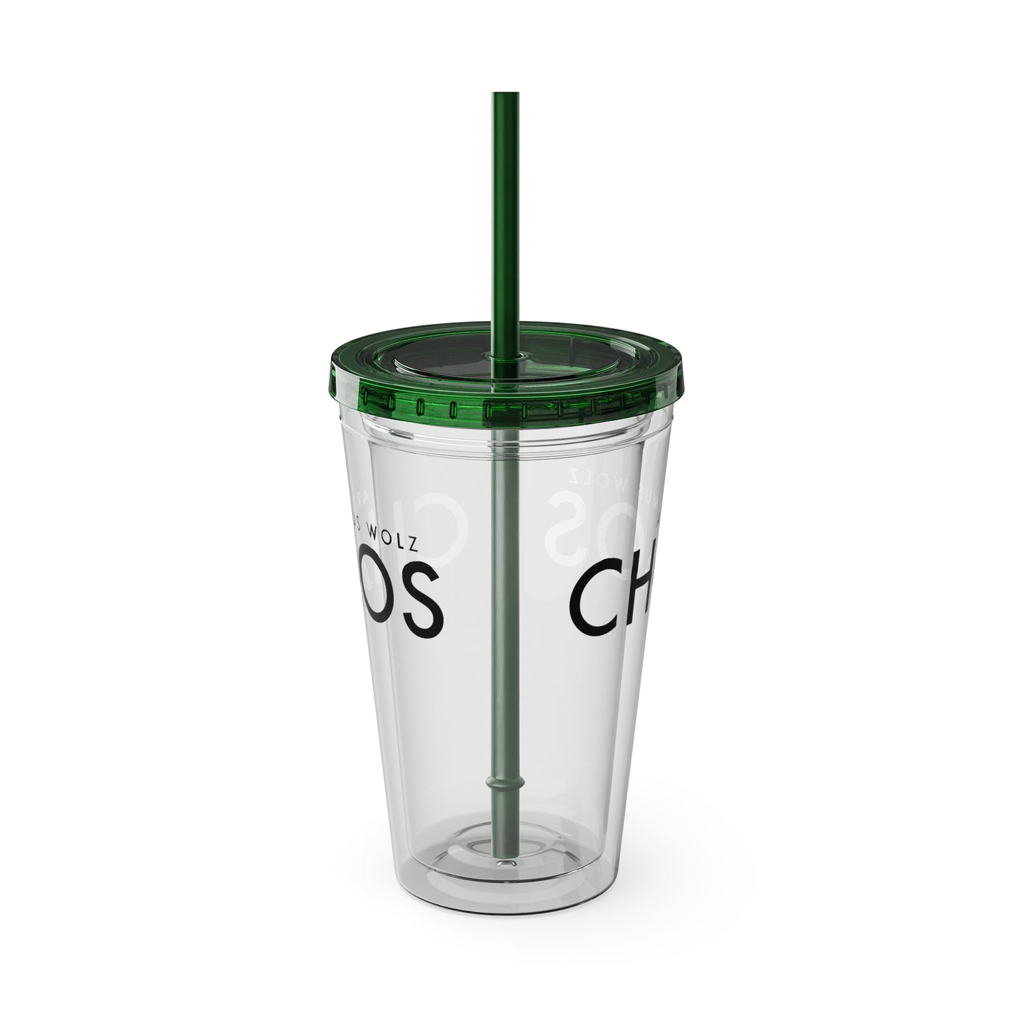 Artimus Wolz Chaos Tumbler with Straw, 16oz