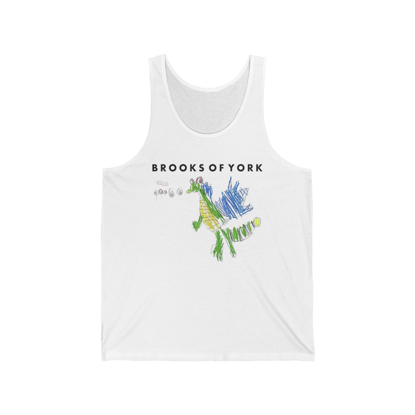 BrooksOfYork And Then He Breathes Fire Unisex Jersey Tank